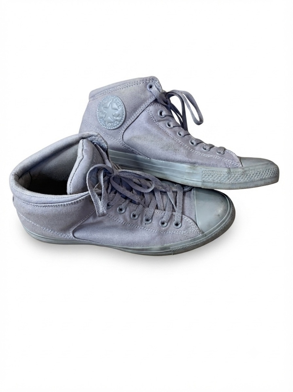 Converse Chuck Taylor All Star Street Mid Top Sneakers Light Purple Mens 11